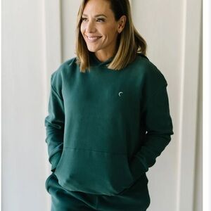 ZYAI Active Pine Green Relaxation Hoodie Unbelievably Soft! Sz. L